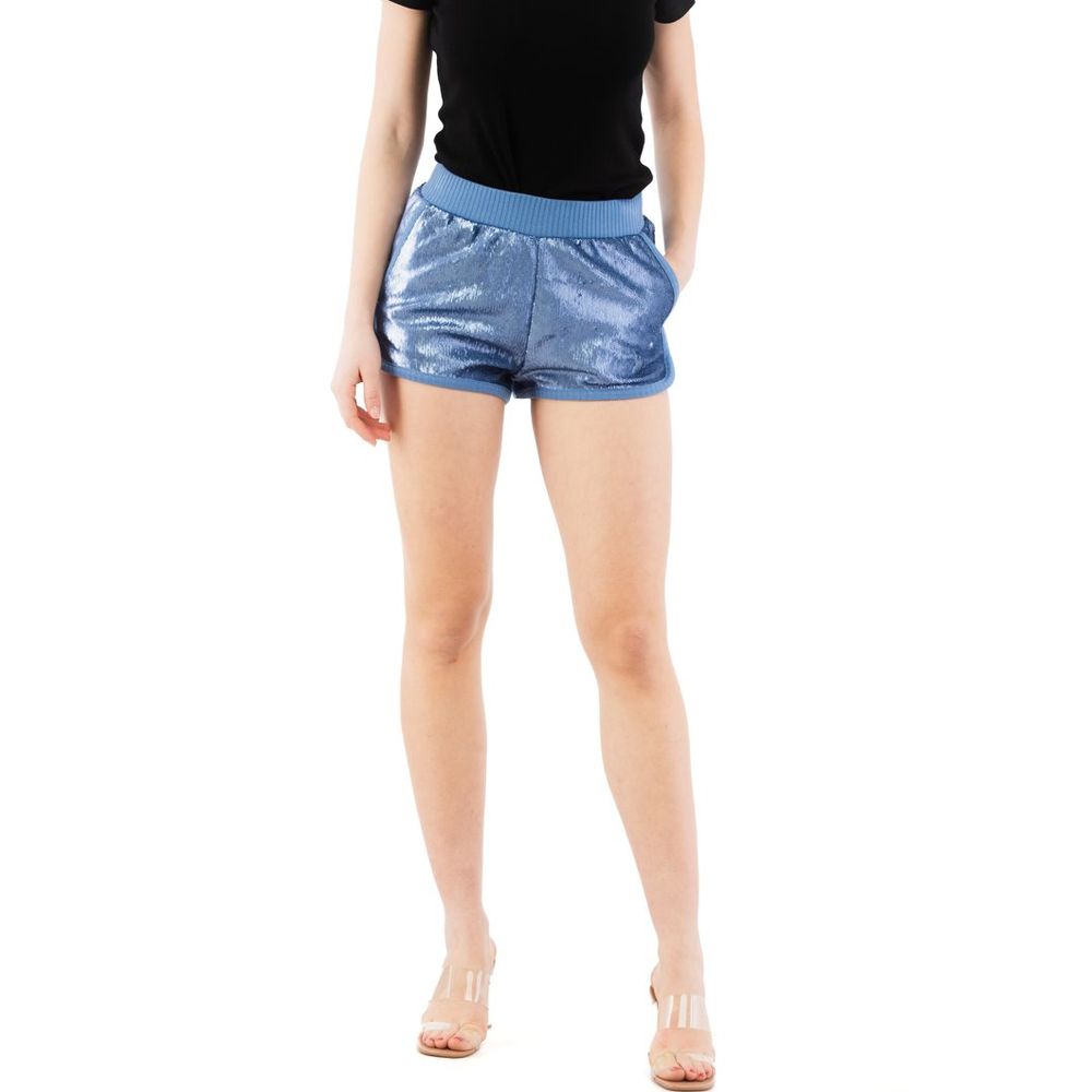 Moschino Purple Polyester Shorts